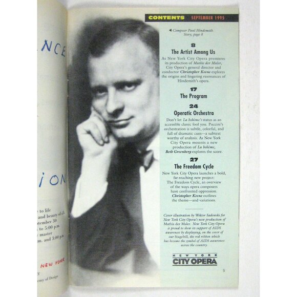 New City Opera Stagebill 1995 Don Giovanni Mozart Christine Brewer Krovytska - Picture 4 of 8